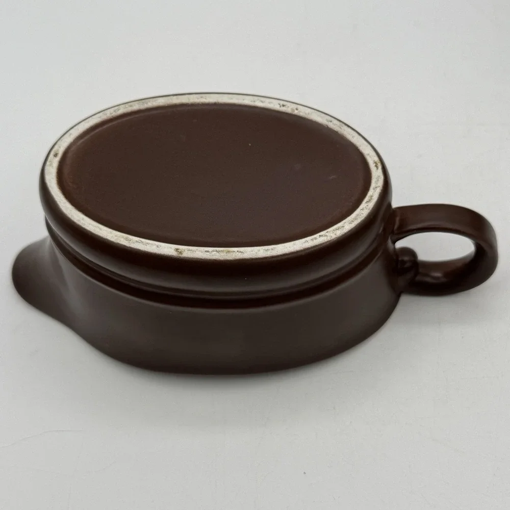 Wood‎ & Son Made In England Retro 1960's Chocolate Brown Coffee Mug Creamer Set